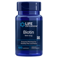 Biotin, 600 mcg 100 capsules